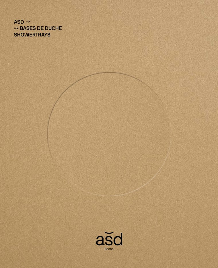 Capa do catálogo ASD Bases de Duche