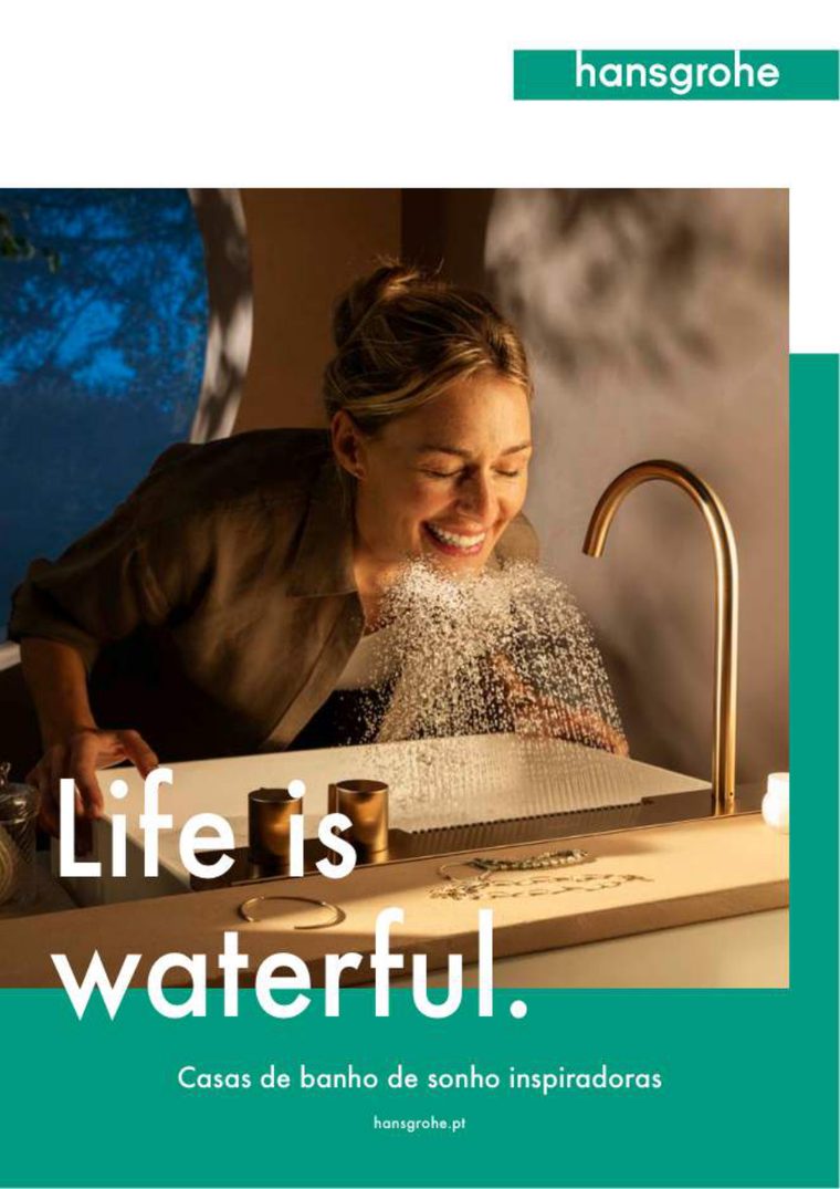 Capa do catálogo Hansgrohe