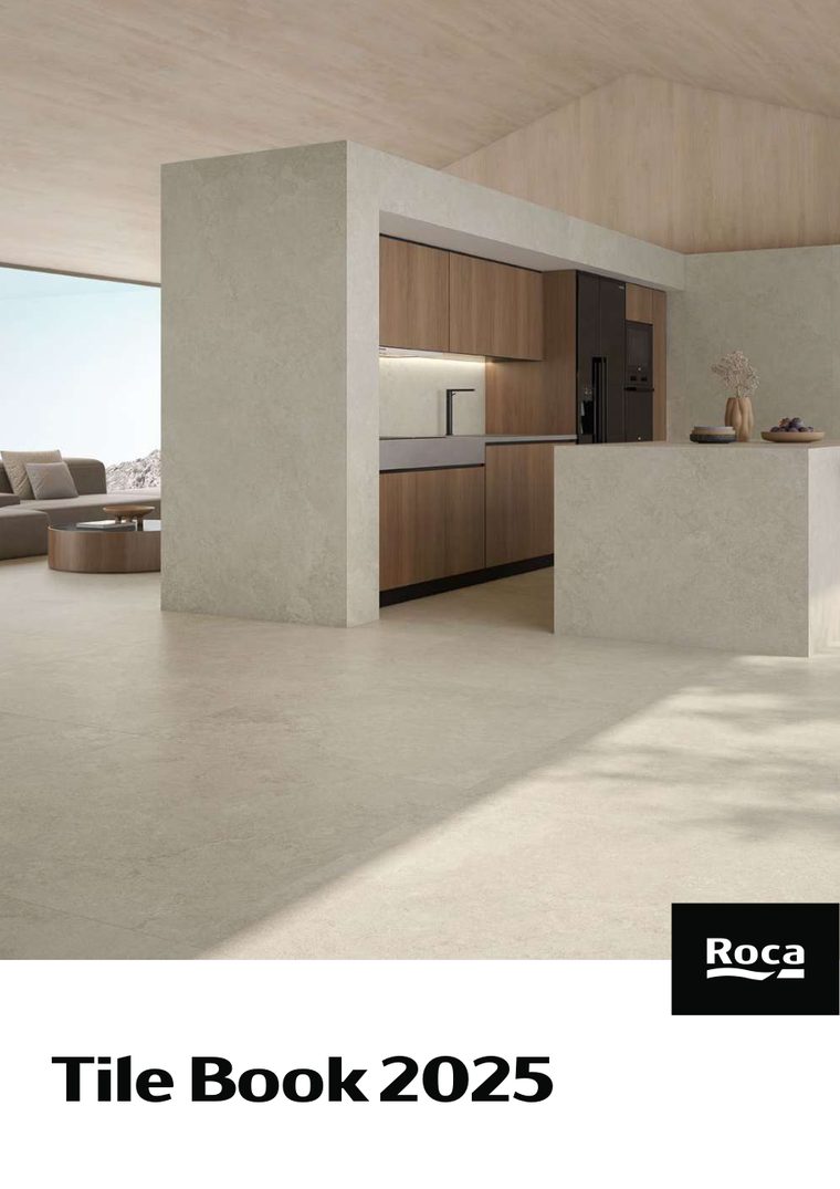 Capa do catálogo Roca Tiles