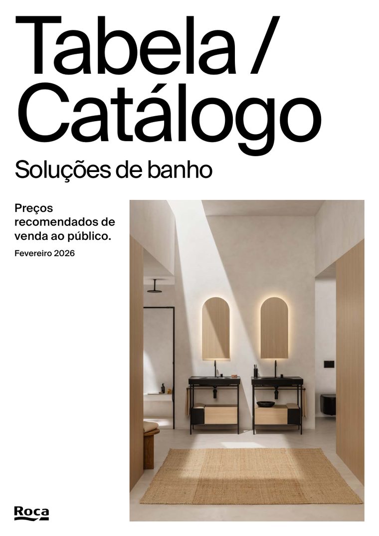 Capa do catálogo Roca