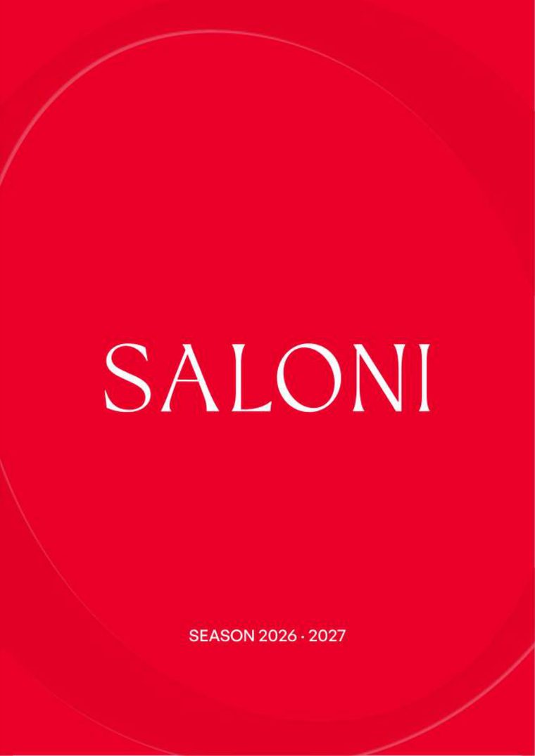 Capa do catálogo Saloni